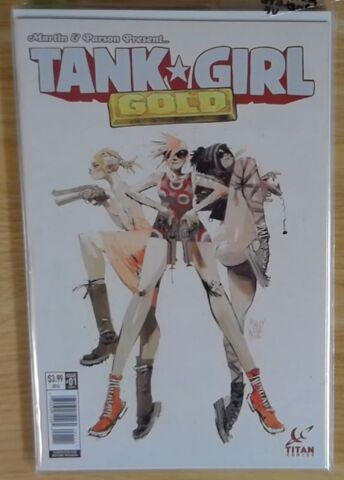 C0404: Tank Girl: Gold: #1-4: 8.0 VF